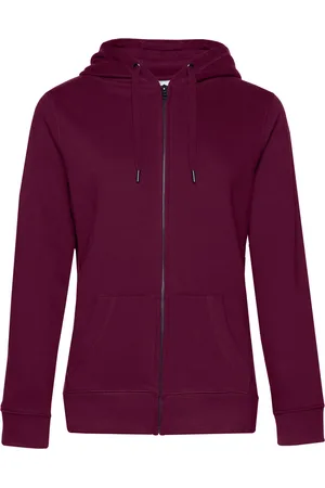 B and C Dames queen hoodie met rits