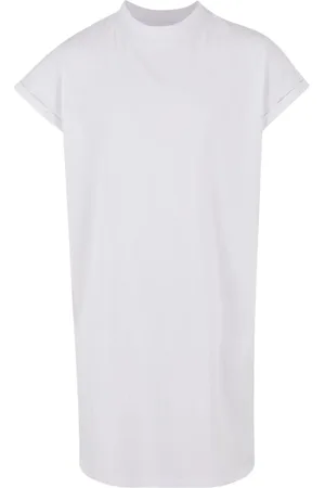 Urban classics Schildpadhals t-shirt jurk voor meisjes