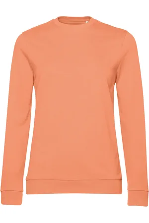 B and C Dames frans terry sweatshirt met inzetstuk