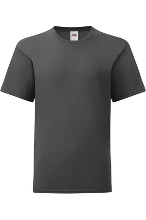Fruit Of The Loom Effen kinder/kids iconic 150 t-shirt