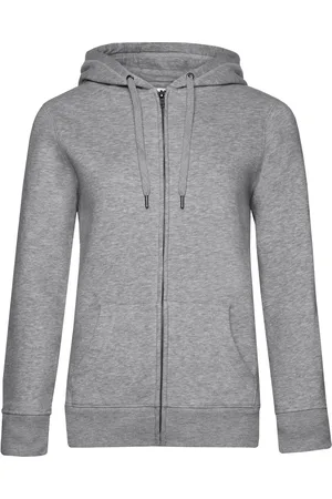 B and C Dames queen hoodie met rits