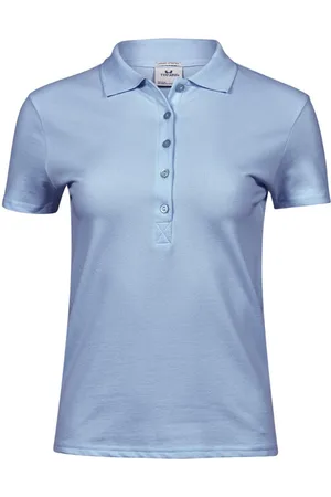 TeeJays Dames luxe stretch poloshirt met korte mouwen