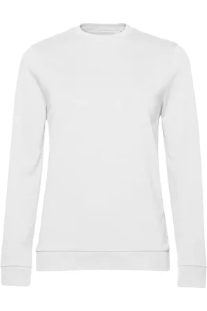 B and C Dames frans terry sweatshirt met inzetstuk