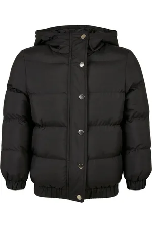 Urban classics Pufferjack met capuchon voor meisjes
