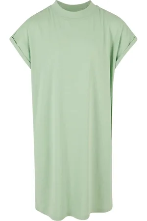 Urban classics Schildpadhals t-shirt jurk voor meisjes