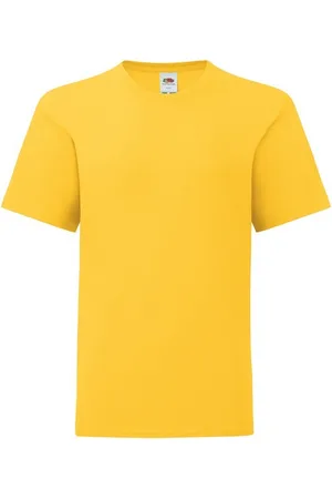Fruit Of The Loom Effen kinder/kids iconic 150 t-shirt