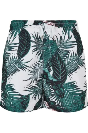 Urban classics Jongens palm leaf zwemshort