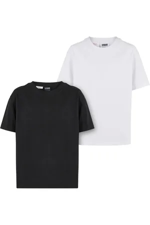Urban classics Meisjes oversized vriend t-shirt (set van 2)