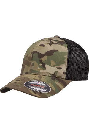 Flexfit Camo mesh trucker cap