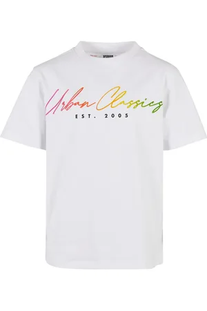 Urban classics Jongens script logo t-shirt