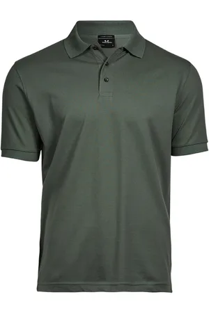 TeeJays Heren luxe stretch short sleeve polo shirt