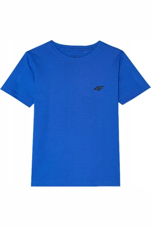 4F Katoenen t-shirt met logo voor jongens