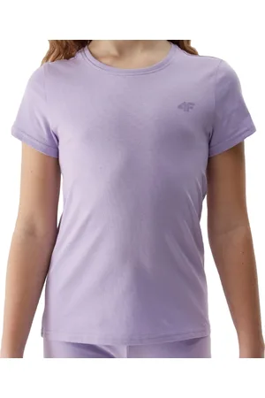 4F Effen t-shirt van biologisch katoen voor meisjes