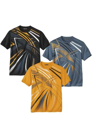 Atlas For Men Heren sportief t-shirt (pak van 3)