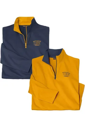 Atlas For Men Heren top met ritssluiting (set van 2)
