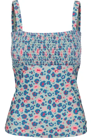 Trespass Dames annabel zwemtop met luipaardprint