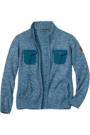 Atlas For Men Gebreide jas met volledige rits voor heren