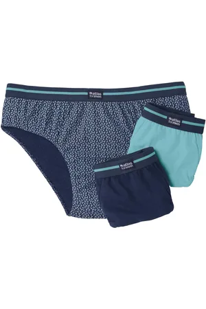 Atlas For Men Heren comfortabele contrast gestreepte slip (set van 3)