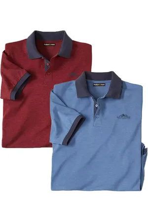 Atlas For Men Herenpolo (pak van 2)