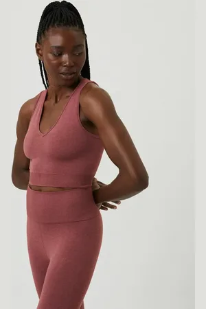 Björn Borg Dames sthlm seamless light crop top – naadloze sporttop in