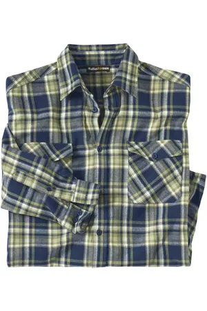 Atlas For Men Heren geruit flannel shirt