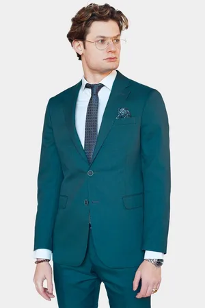 Bos Bright Blue Kostuum fresco modern fit bs20/01600