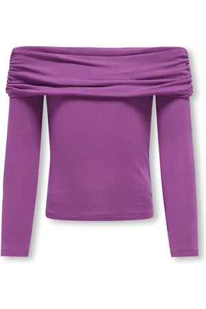 ONLY Kogamour ls offshoulder top fuchsia