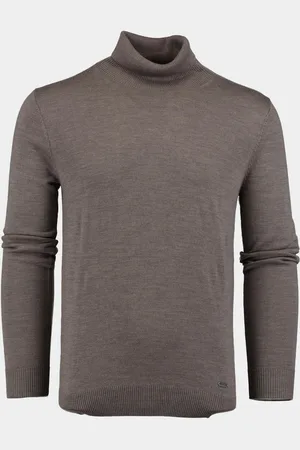 Bos Bright Blue Coltrui niels rollneck pullover 24305ni13bo/944 taupe