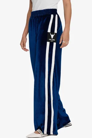 Alix the label Ladies woven velvet sporty pants