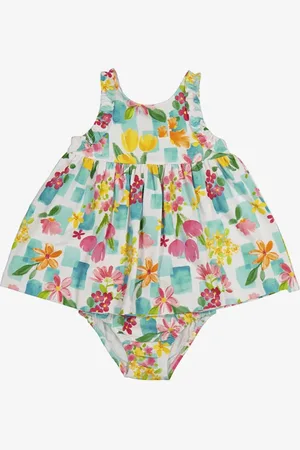 Mayoral Printed dress with panty