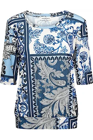 &Co Woman &co women top lucille paisley indigo multi