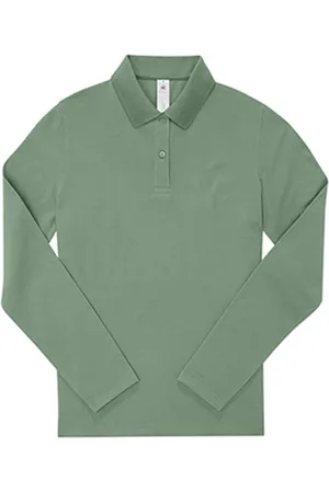 B and C Dames my polo shirt met lange mouwen