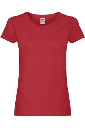 Fruit Of The Loom Dames origineel katoenen t-shirt