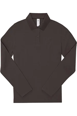 B and C Dames my polo shirt met lange mouwen