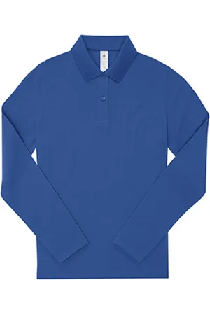 B and C Dames my polo shirt met lange mouwen
