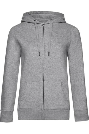 B and C Uniseks adult queen heather hoodie met rits