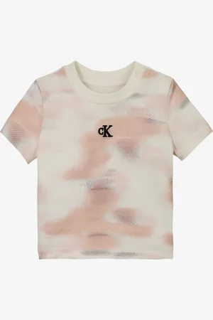 Calvin Klein Meisjes shirt tie dye roze