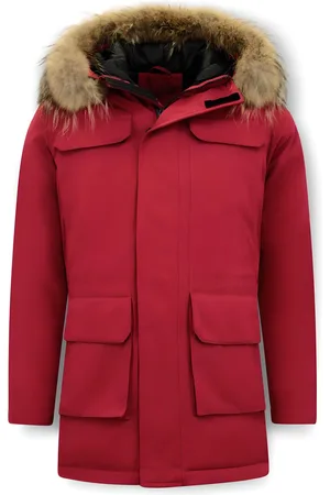 Enos Parka winterjas met grote echte bontkraag