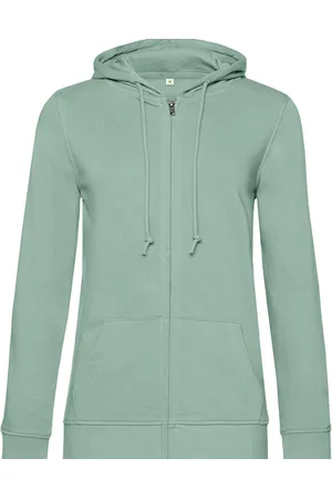 B and C Unisex inspire hoodie met rits voor volwassenen