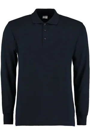 Kustom Heren klassiek poloshirt met lange mouwen