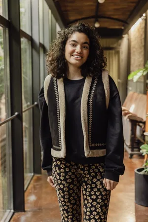 LOOXS Revolution Lxs gilet with teddy voor dames in de kleur