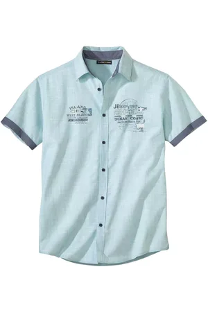 Atlas For Men Heren nautisch overhemd