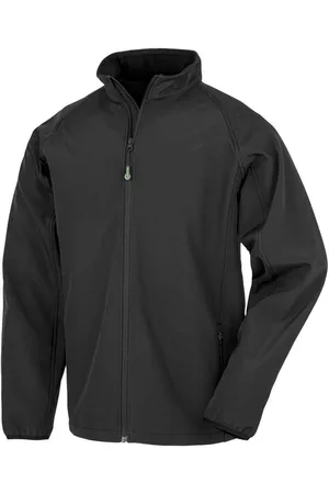 Result Kinder/kids 2-laags bedrukbaar soft shell-jack