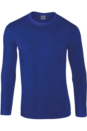 Gildan Unisex softstyle t-shirt met lange mouwen voor volwassenen