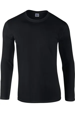 Gildan Unisex softstyle t-shirt met lange mouwen voor volwassenen