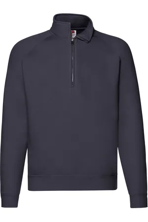 Fruit Of The Loom Unisex premium sweatshirt met kwart ritssluiting voor volwassenen