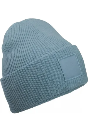 Beechfield Tonale patch muts met diepe manchet