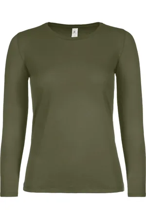 B and C Dames #e150 t-shirt met lange mouwen