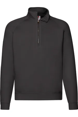 Fruit Of The Loom Unisex premium sweatshirt met kwart ritssluiting voor volwassenen