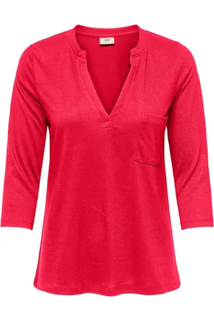 JACQUELINE DE YONG Dalila 3/4 v- neck top